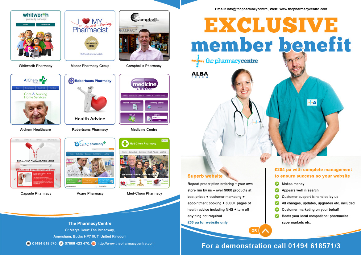 The pharmacy center printable leaflet
